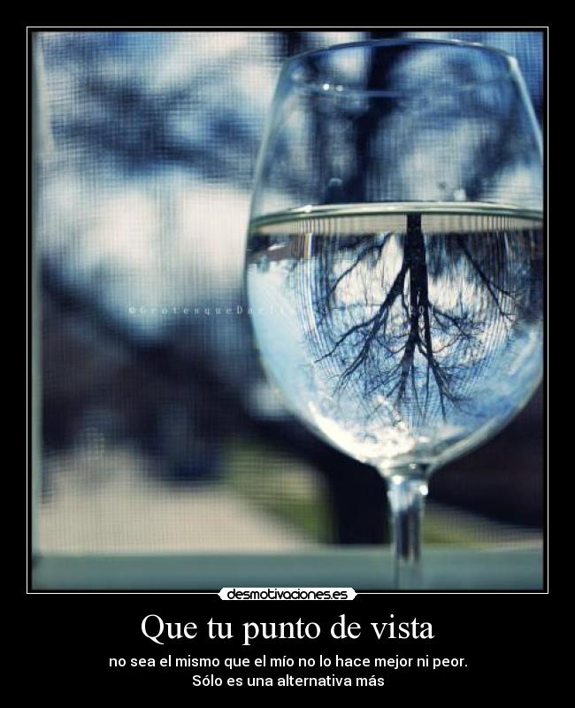 Que tu punto de vista -