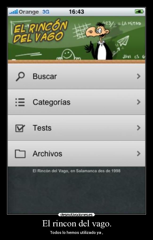 El rincon del vago. - 