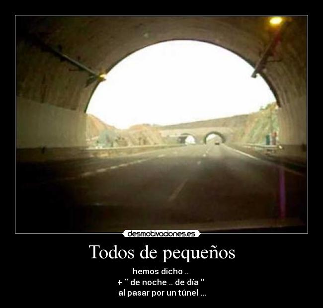 Todos de pequeños - 