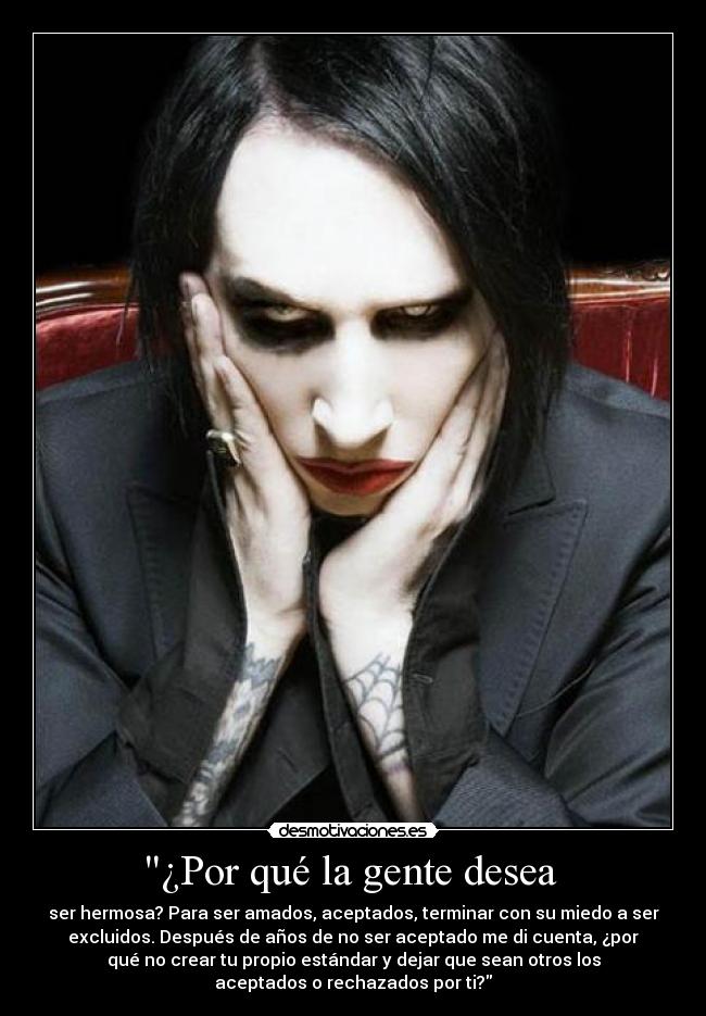 carteles marilyn manson desmotivaciones