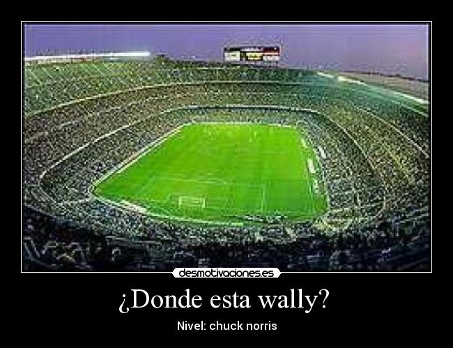 ¿Donde esta wally? - Nivel: chuck norris