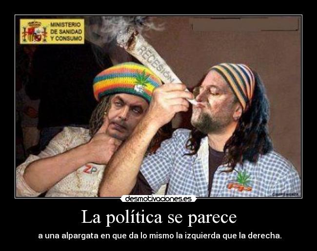 La política se parece -