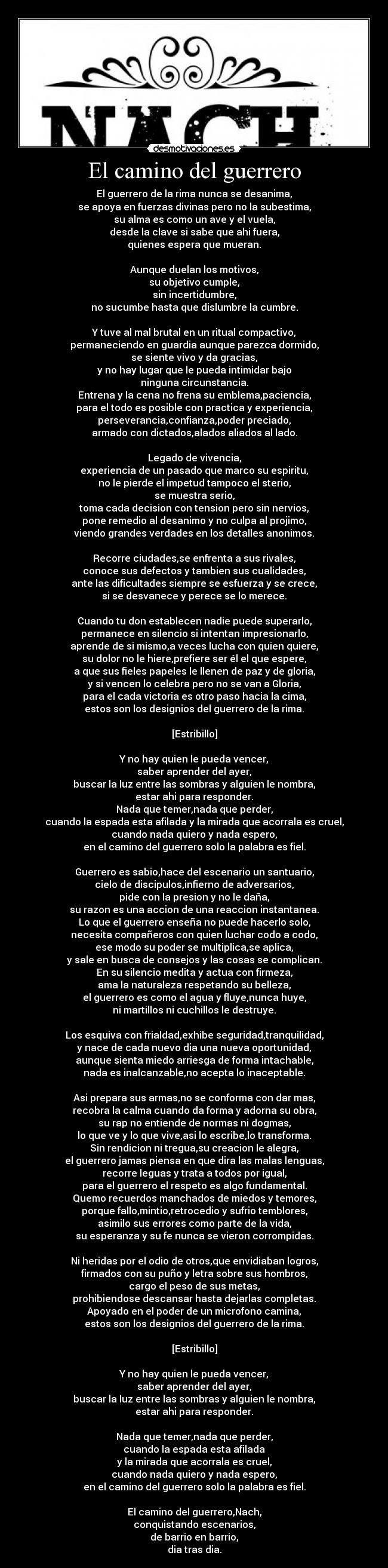 El camino del guerrero -