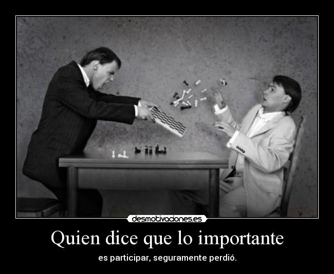 Quien dice que lo importante - 