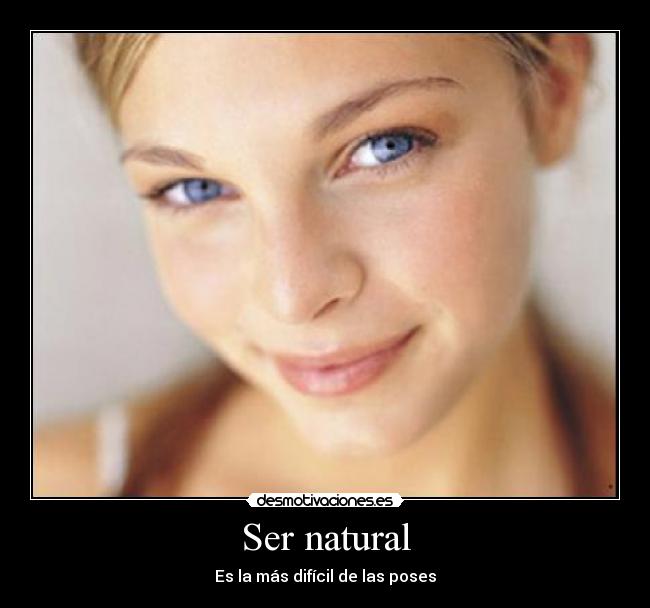 Ser natural - 