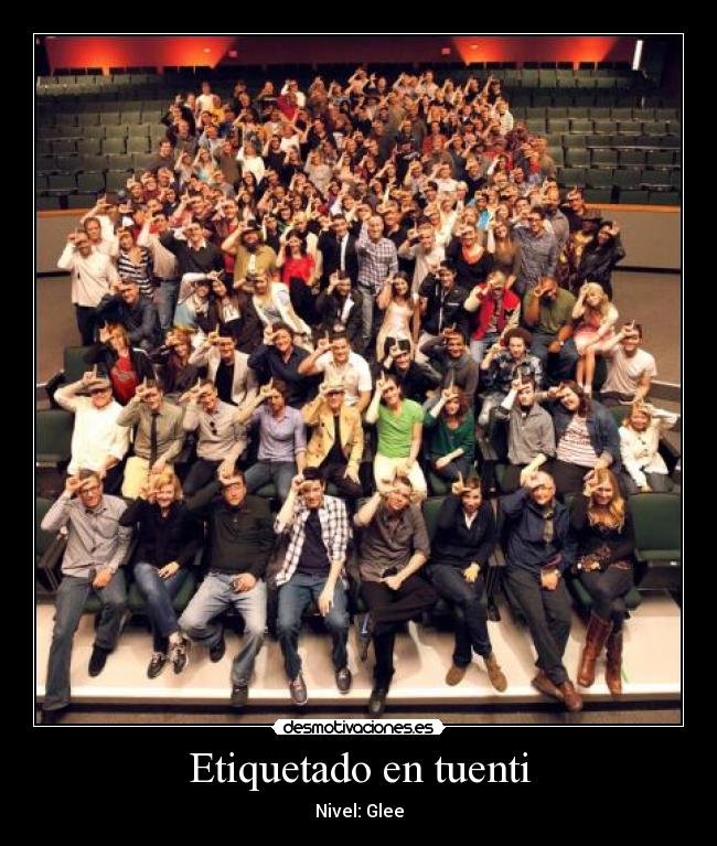 carteles tuenti glee desmotivaciones