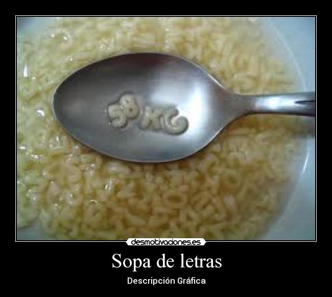 Sopa de letras - Descripción Gráfica