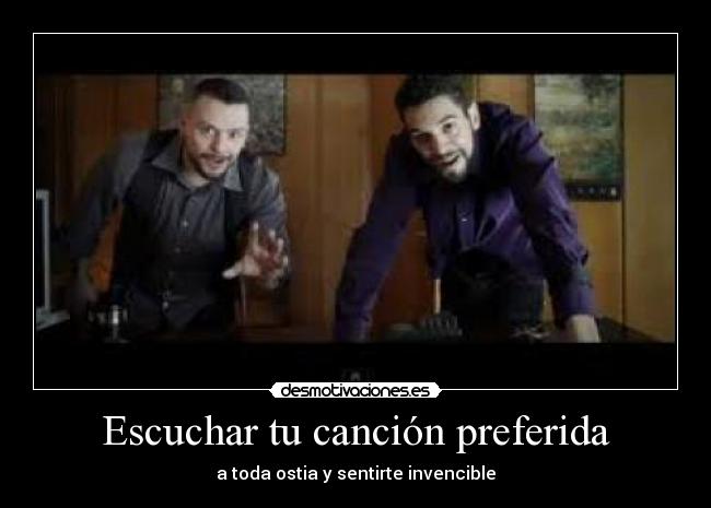 Escuchar tu canción preferida -