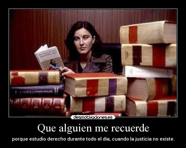 Que alguien me recuerde -