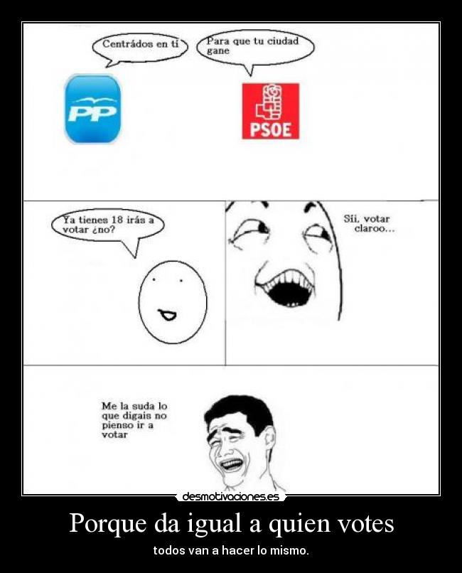 carteles politica desmotivaciones