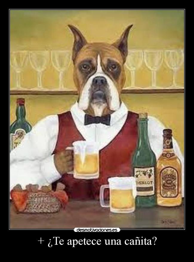 + ¿Te apetece una cañita? -