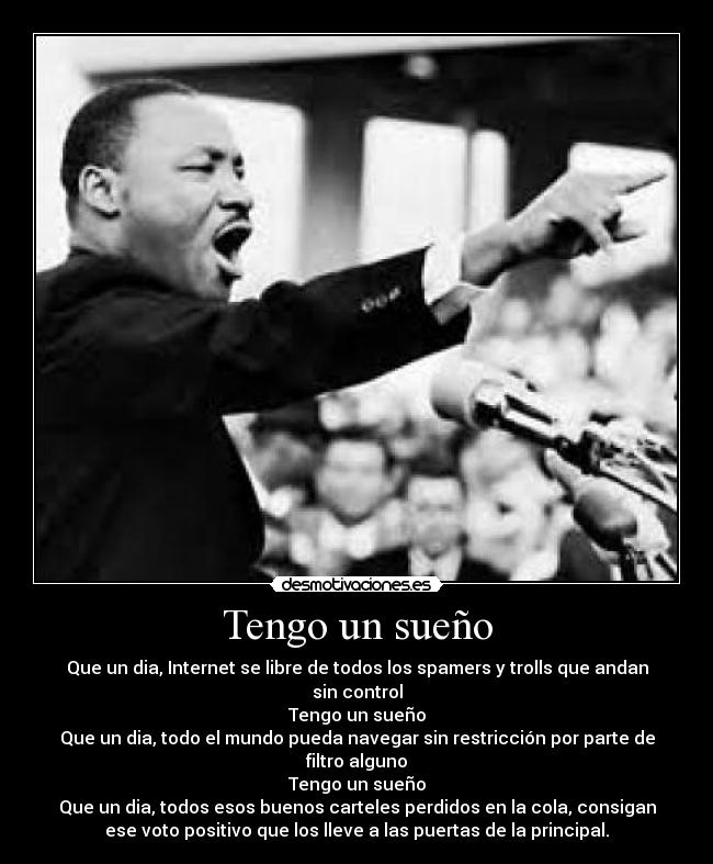 Tengo un sueño -