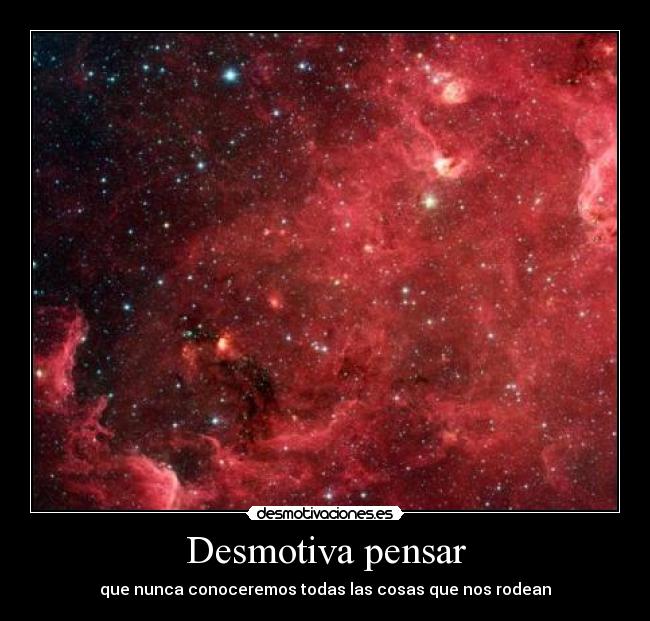 Desmotiva pensar -