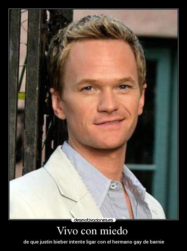 Vivo con miedo - de que justin bieber intente ligar con el hermano gay de barnie
