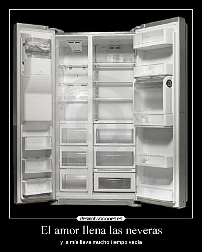 El amor llena las neveras -