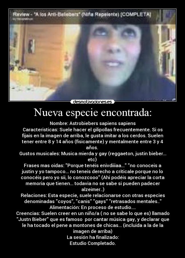 Nueva especie encontrada: -