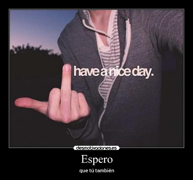 Espero -