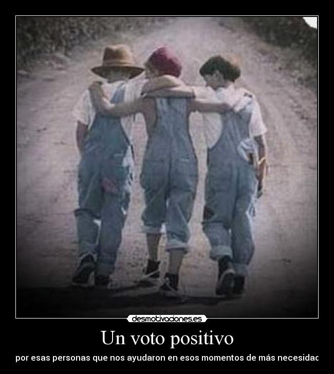 Un voto positivo - 