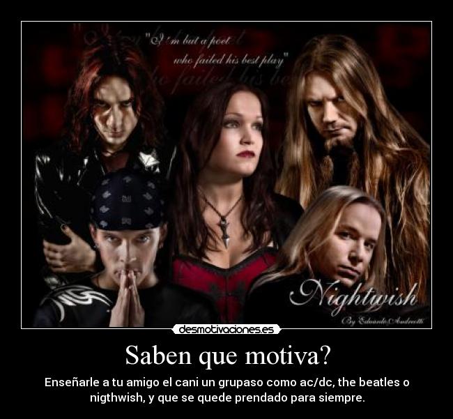 nightwish desmotivaciones nightwish desmotivaciones