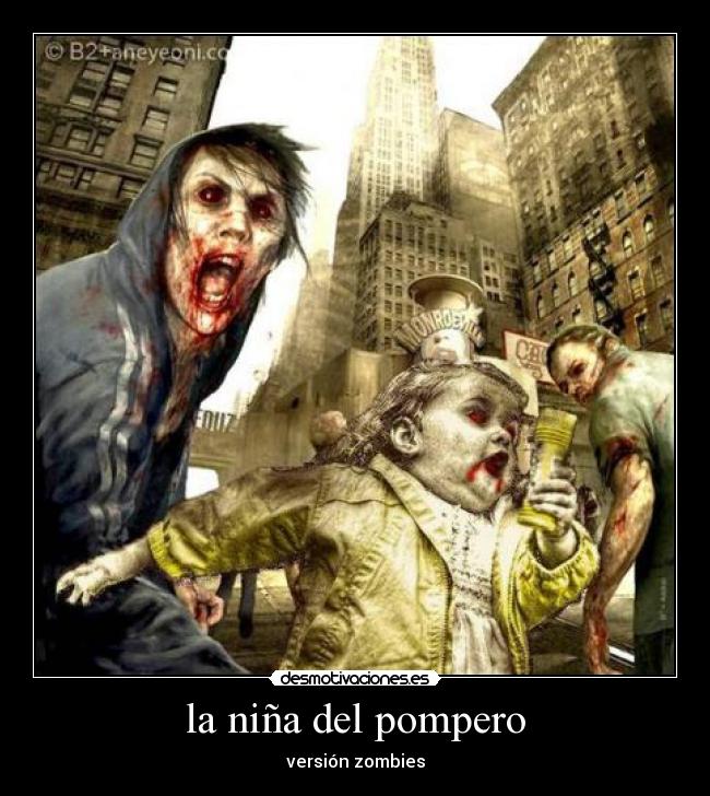 la niña del pompero - versión zombies