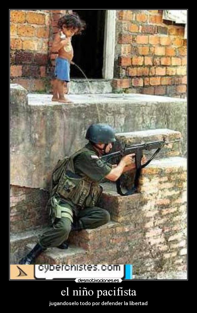 el niño pacifista -