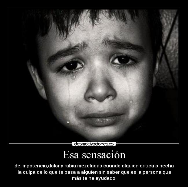 Esa sensación - 