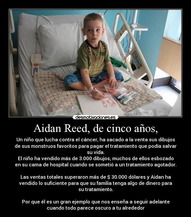 Aidan Reed, de cinco años, -