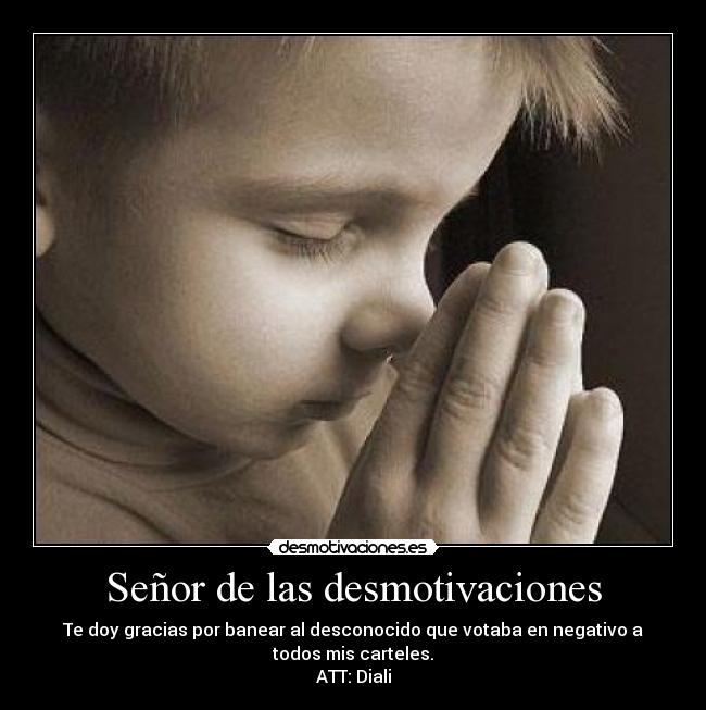 Señor de las desmotivaciones -