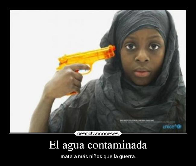 El agua contaminada - 