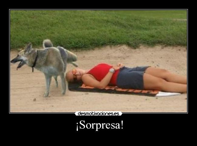 ¡Sorpresa! -
