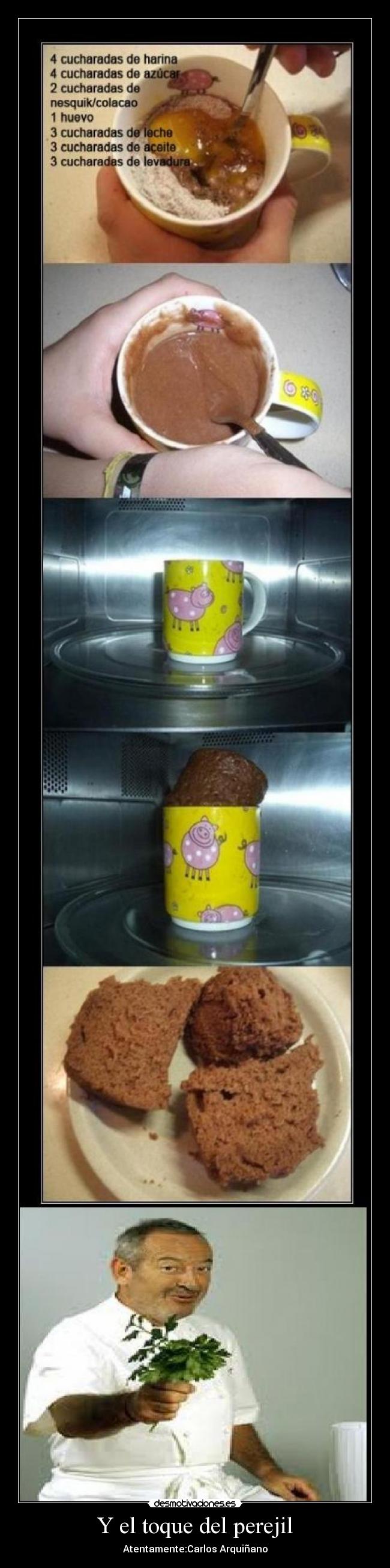 Y el toque del perejil - Atentamente:Carlos Arquiñano