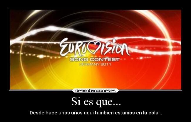 Si es que... - Desde hace unos años aqui tambien estamos en la cola...