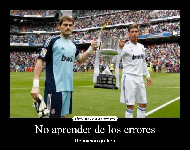 No aprender de los errores -