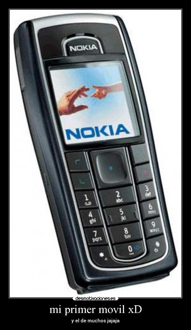 mi primer movil xD -