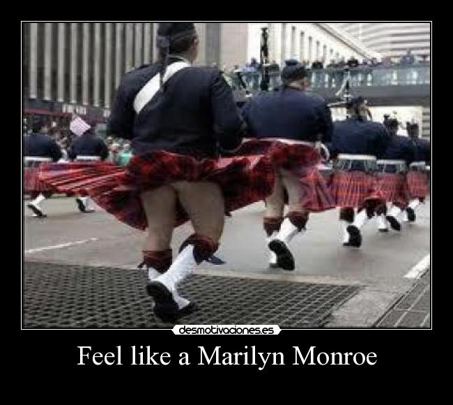 Feel like a Marilyn Monroe -
