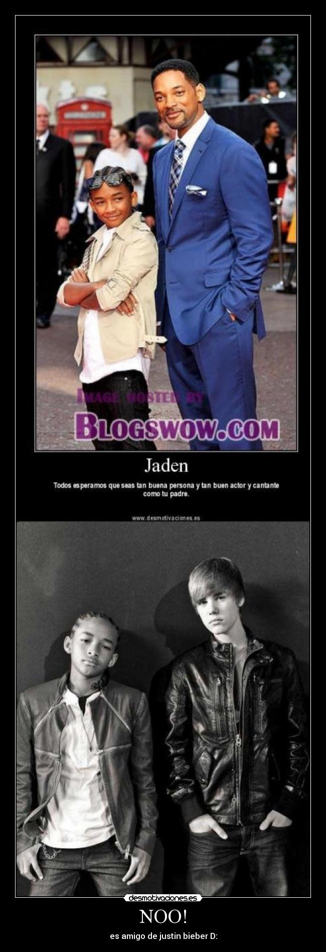 NOO! - es amigo de justin bieber D: