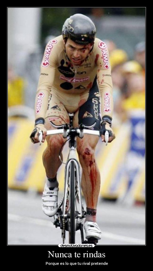 Nunca te rindas -
