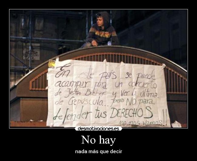 No hay - 