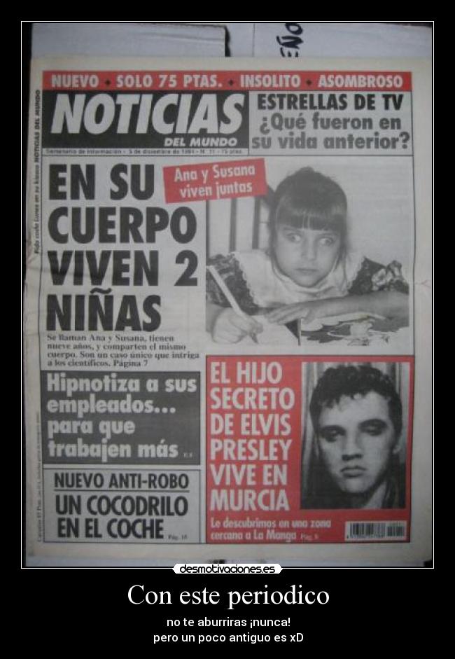 Con este periodico - 