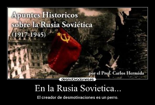 En la Rusia Sovietica... -