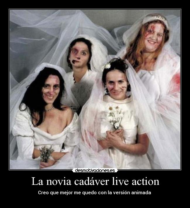 La novia cadáver live action -