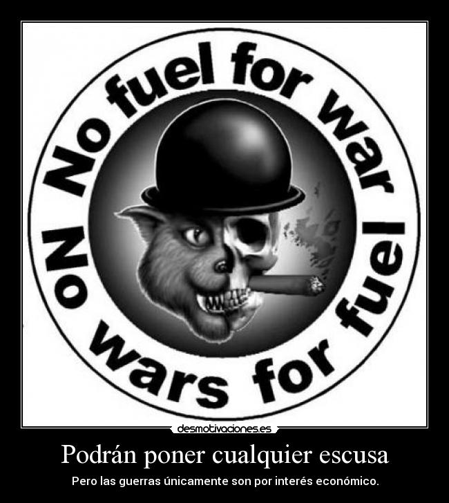 Podrán poner cualquier escusa -