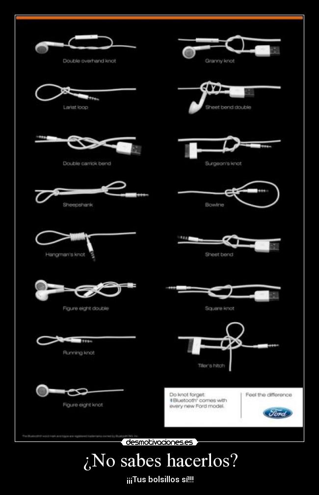 ¿No sabes hacerlos? - ¡¡¡Tus bolsillos sí!!!