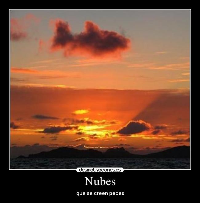 Nubes - que se creen peces