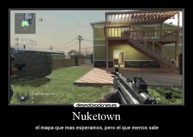Nuketown - el mapa que mas esperamos, pero el que menos sale