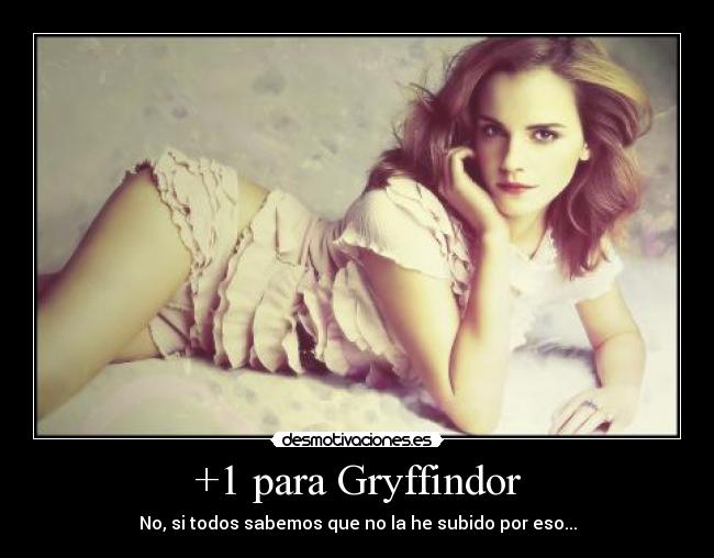+1 para Gryffindor -