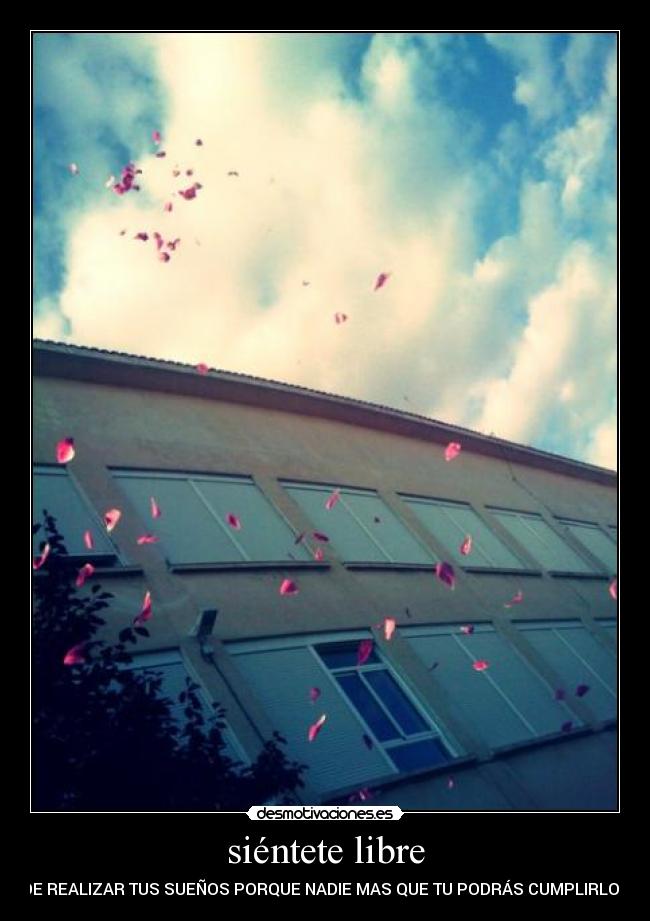 siéntete libre - 