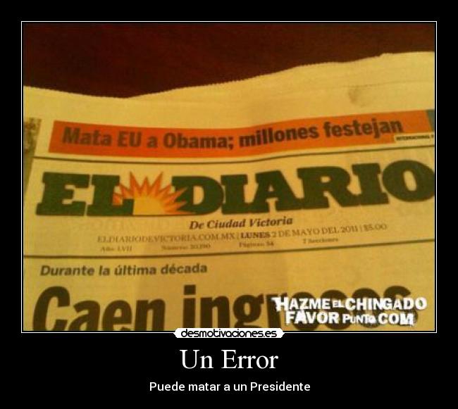 Un Error -