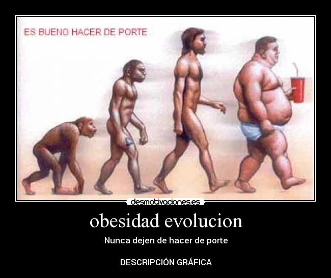 obesidad evolucion - Nunca dejen de hacer de porte
DESCRIPCIÓN GRÁFICA