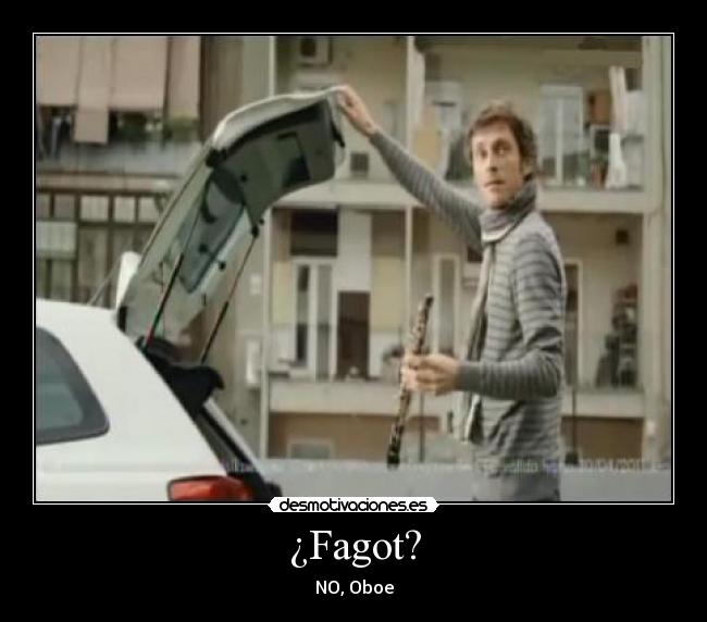¿Fagot? - NO, Oboe